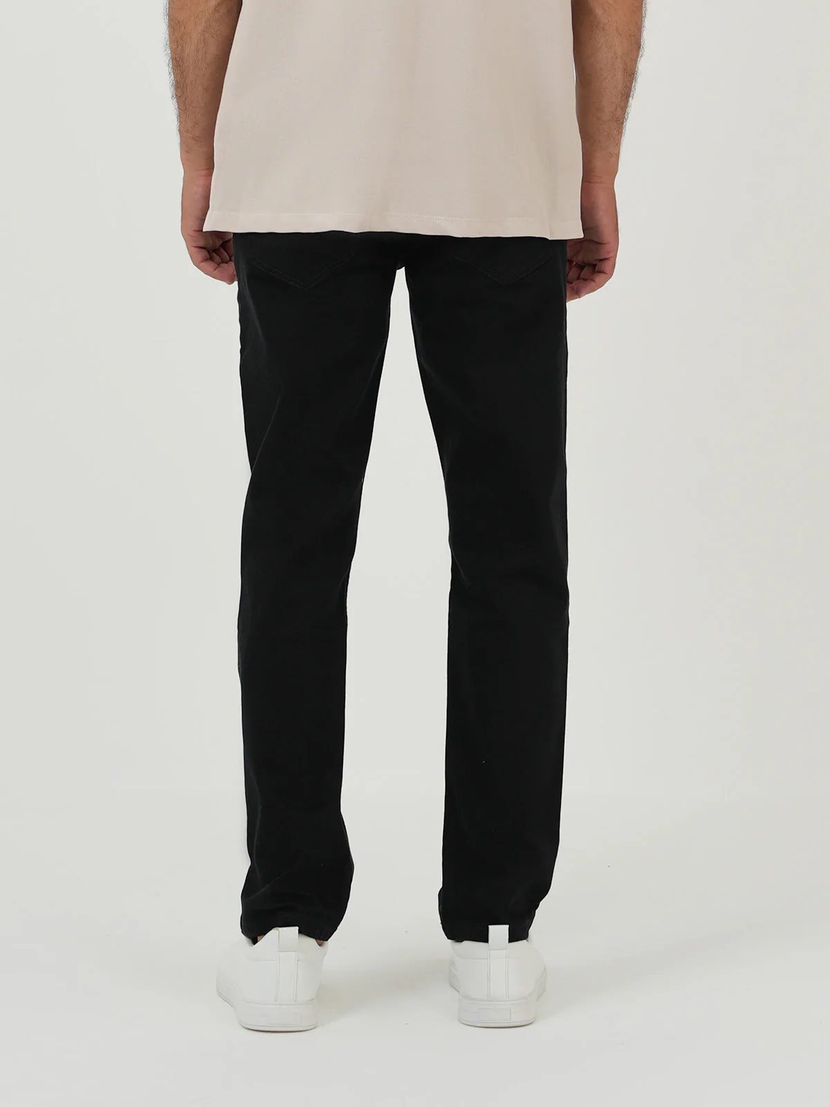 "AIFUMI" Casual Jet Black Straight Fit Denim - Image 4