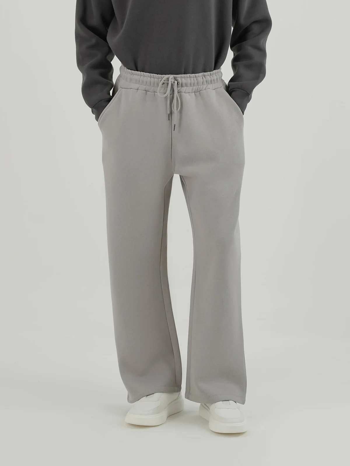 "ALDANA" Basic Regular Fit Fleece Trousers