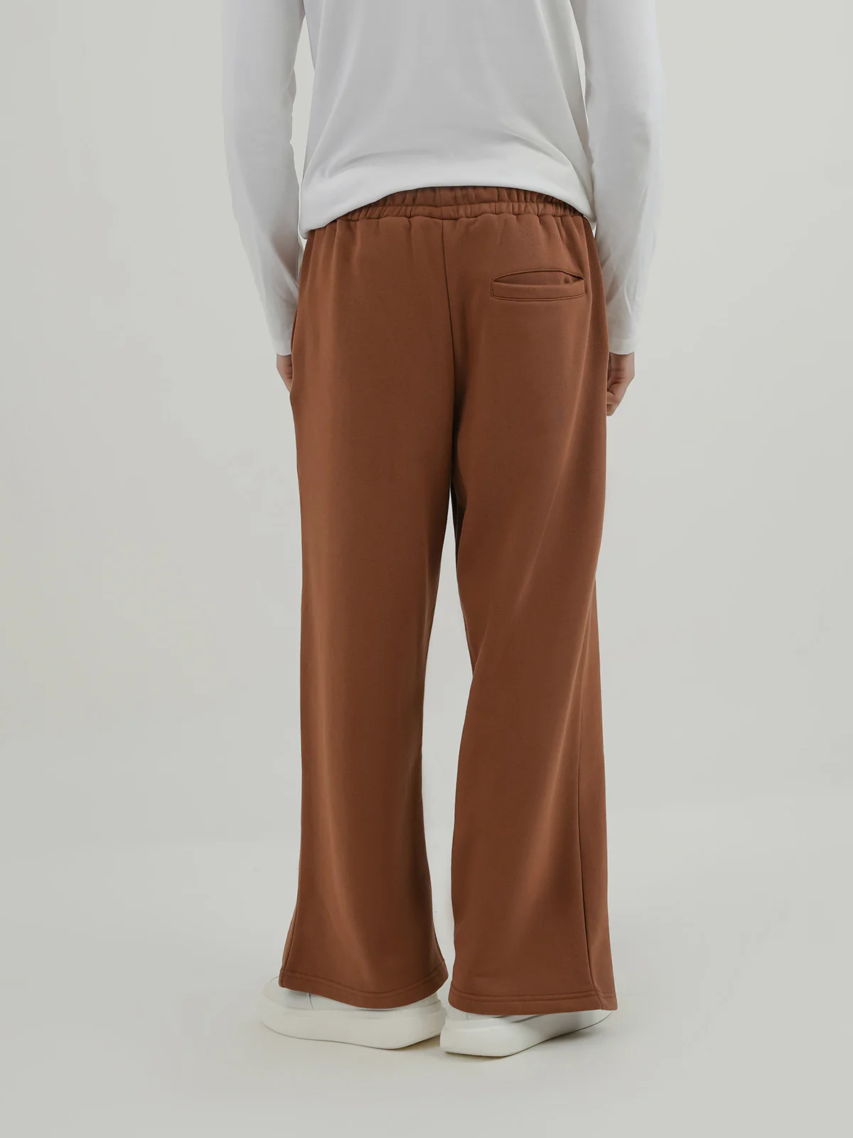"ALDANA" Basic Regular Fit Fleece Trousers - Image 4