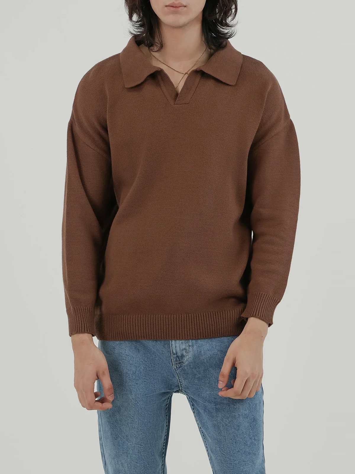 "ALFRED" Basic Regular Fit Sweaters