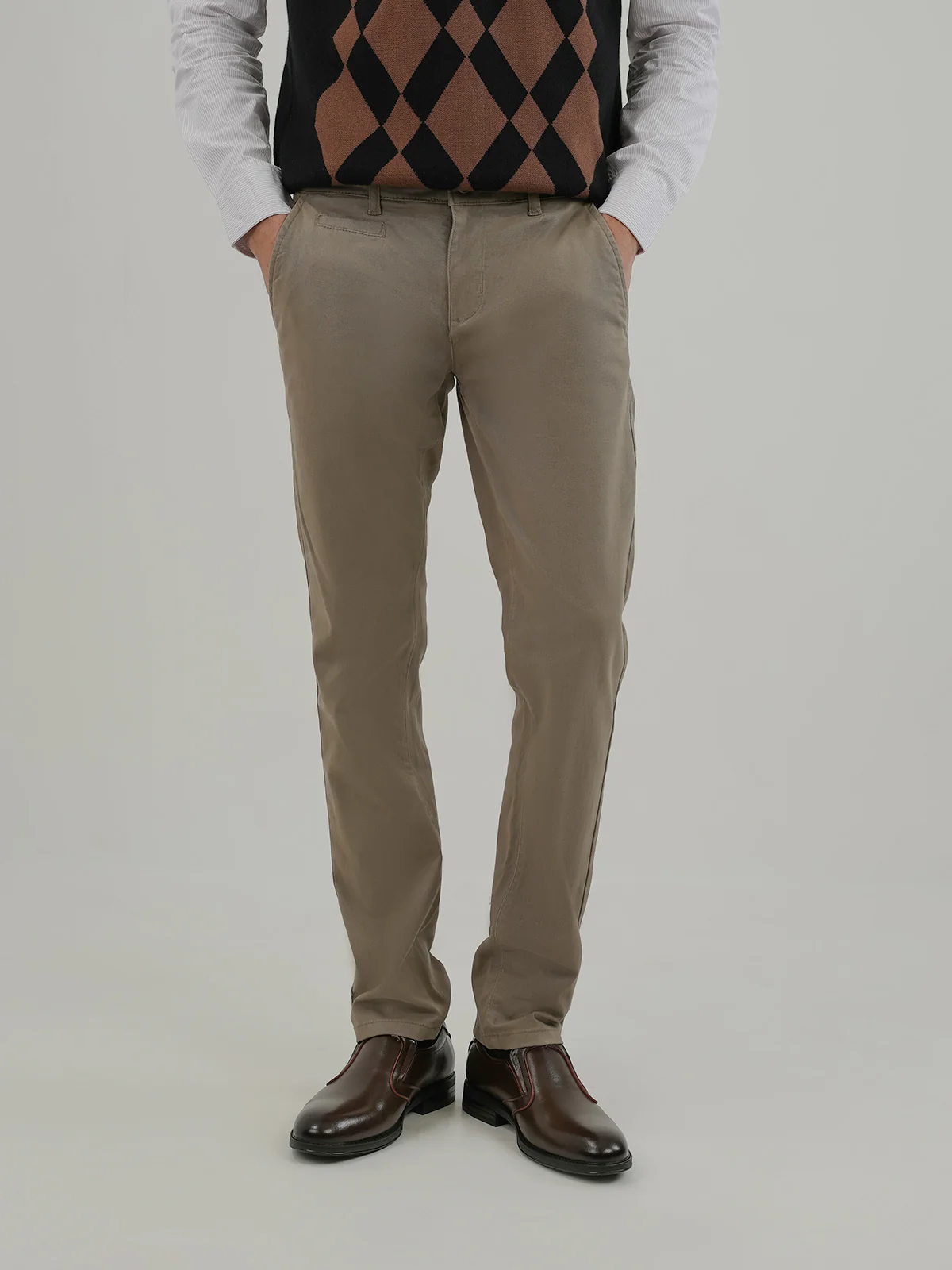 "ANATOLE" Casual Slim Fit Twill Chino