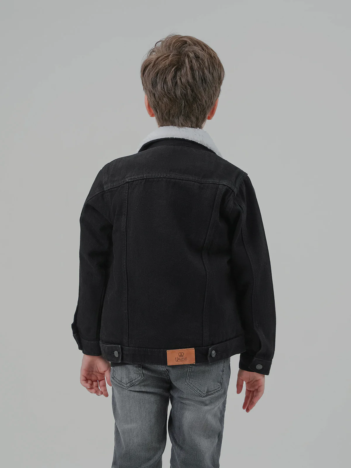 "ANSELM" Trendy Regular Denim Jacket - Image 5