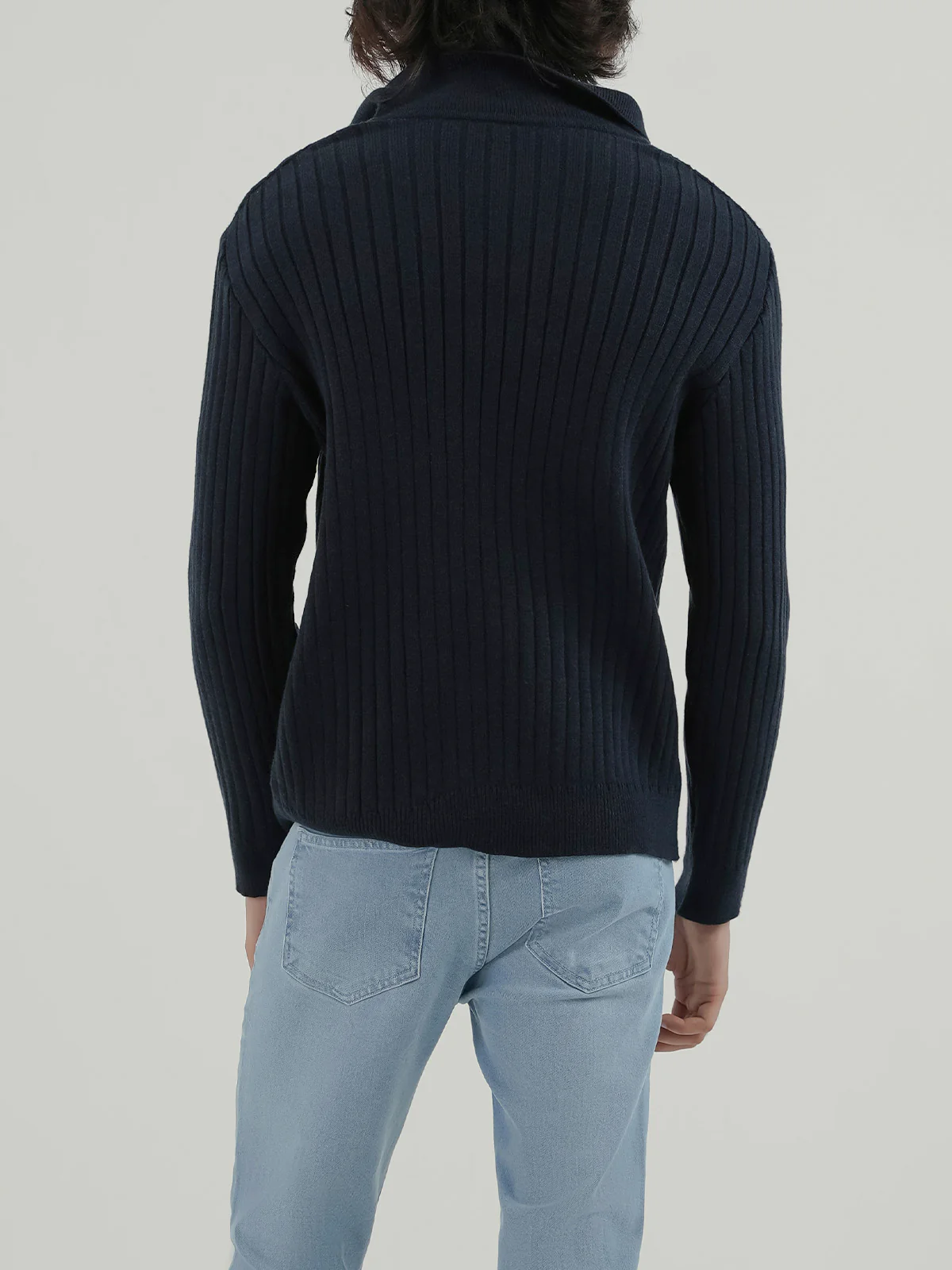 "ANSLEY" Regular Fit Textured Sweater - Image 5