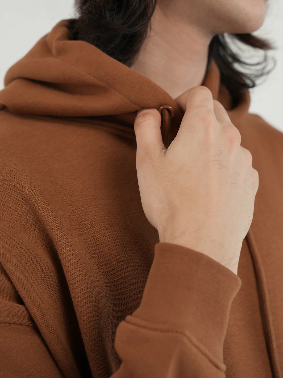 "BELDEN" Drop Shoulder Graphic Fleece Hoodie - Image 3
