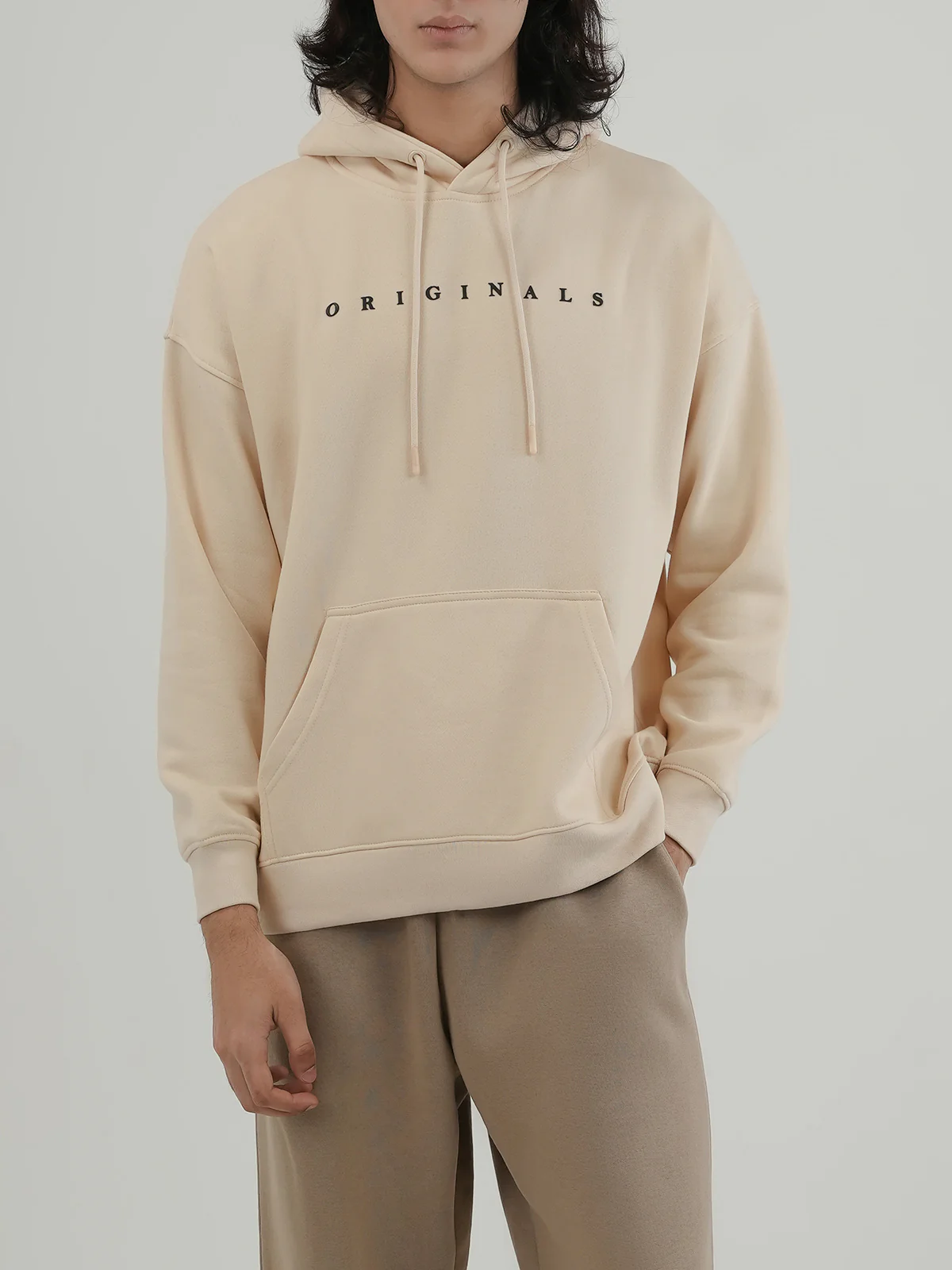 "BERTIE" Modern Graphic Fleece Hoodie