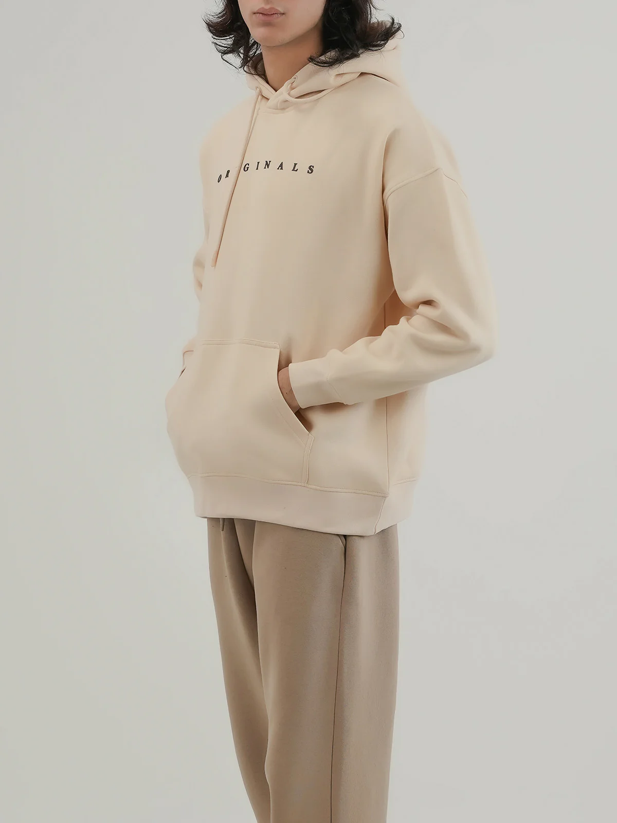 "BERTIE" Modern Graphic Fleece Hoodie - Image 3