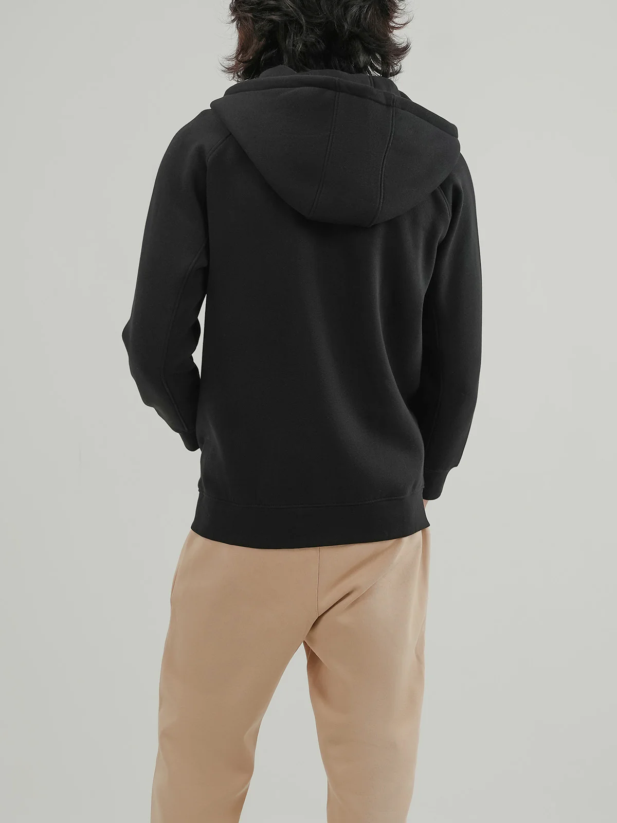 "BERYL" Zipper Regular Fit Fleece Hoodie - Image 6