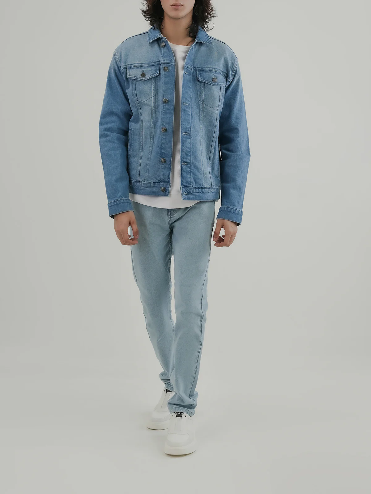 "BLOEM" Basic Regular Fit Denim Jacket - Image 2
