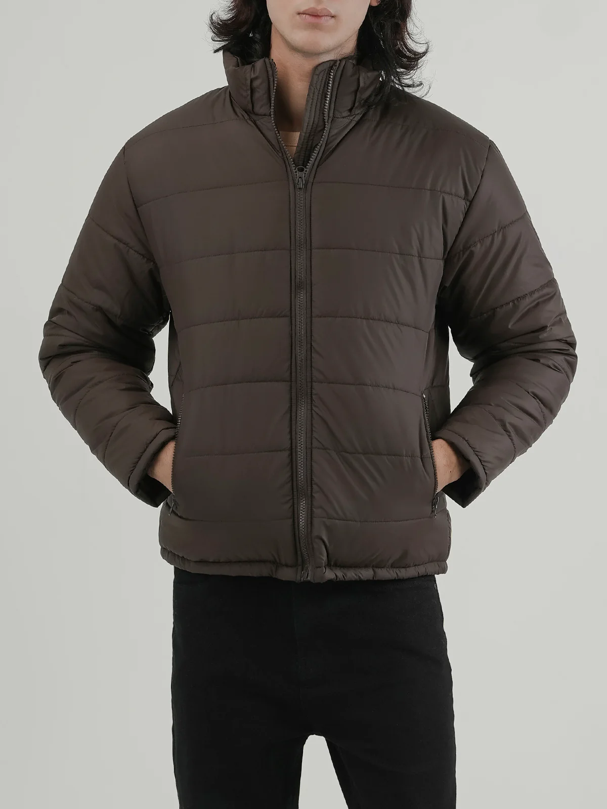 "BLYTHE" Regular Fit Polyester Bubble Jacket