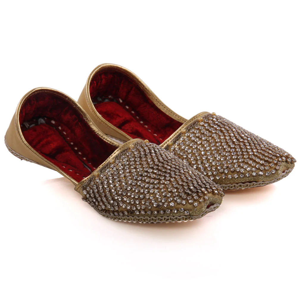 Boys ‘Rogie’ Leather Indian Khussa Shoes - Image 2
