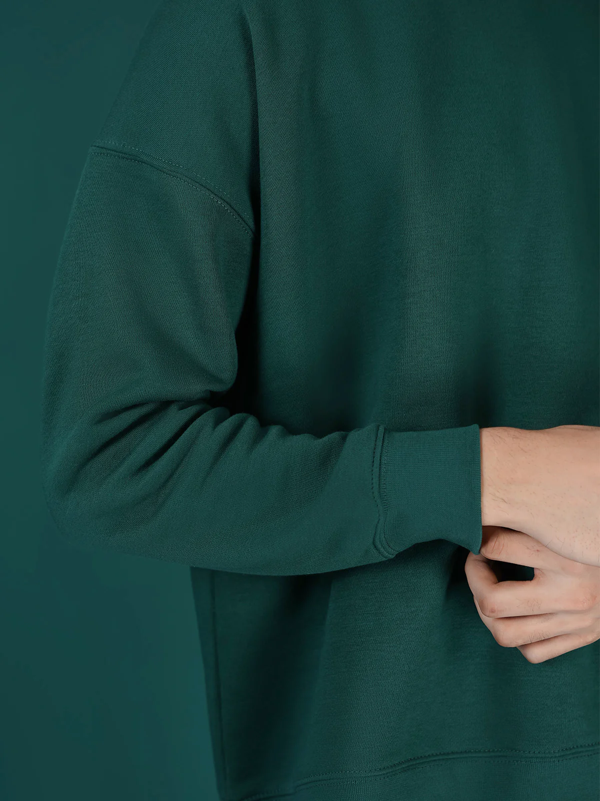 "BROOKE" Basic Style Fleece Sweatshirt - Image 6