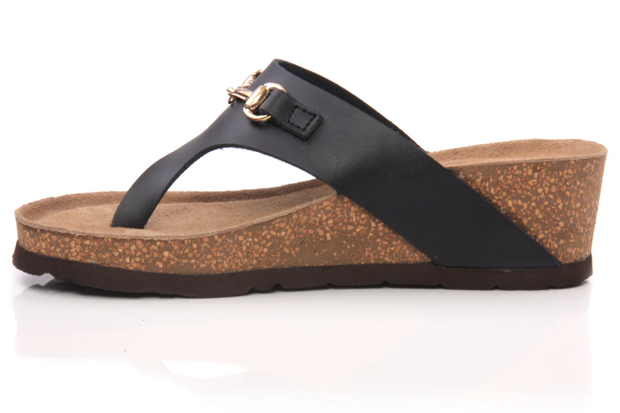 Buckled Latex Footbed Slipper - Image 3