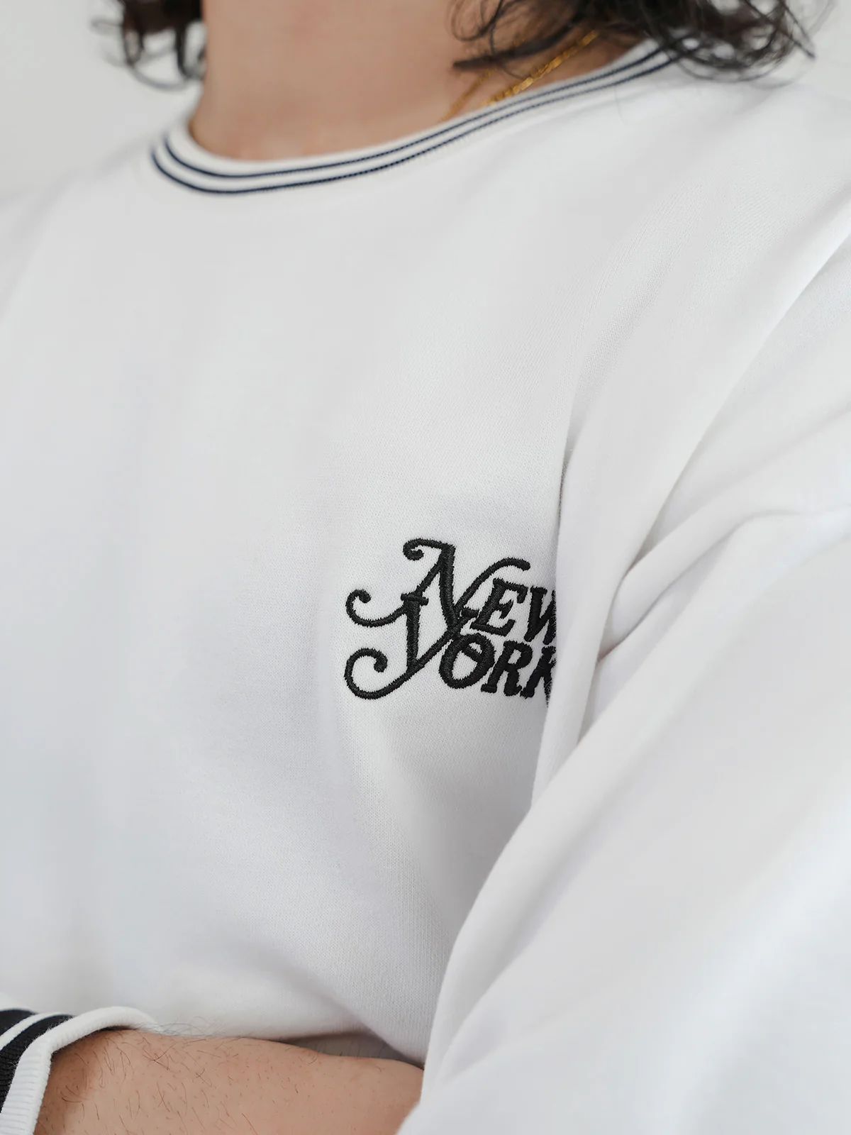 "BUTLER" Drop Shoulder Fleece Sweatshirt - Image 4