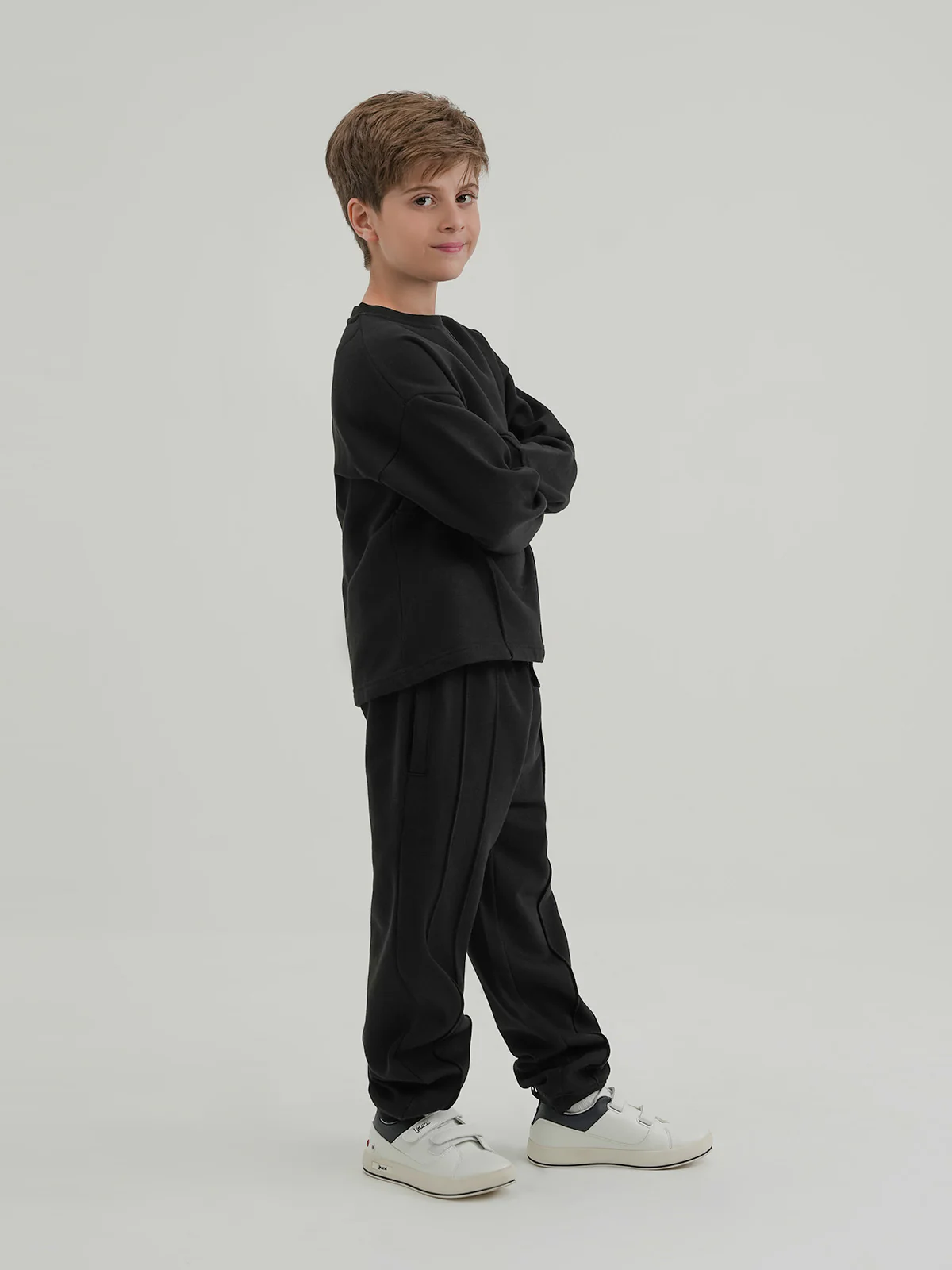 "CALYPOS" Cozy Basic Fleece Tracksuit - Image 2