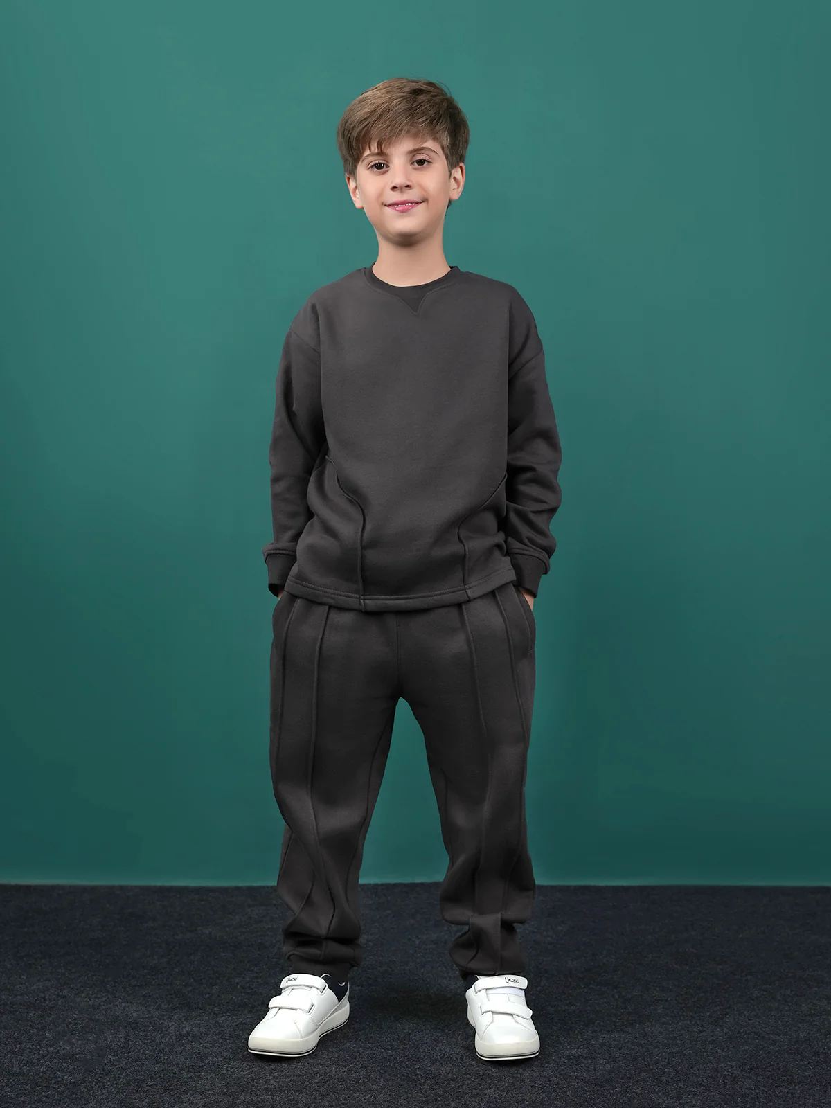"CALYPOS" Cozy Basic Fleece Tracksuit