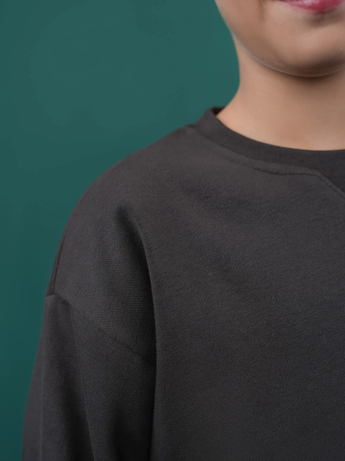 "CALYPOS" Cozy Basic Fleece Tracksuit - Image 4