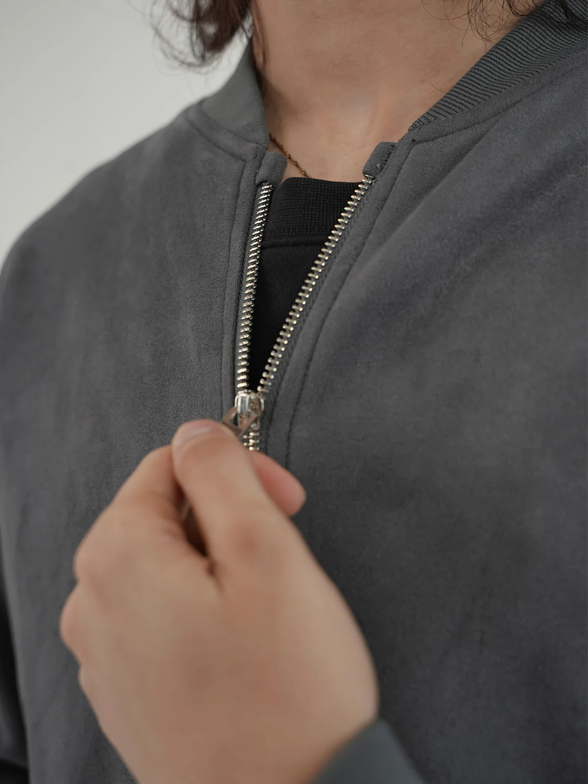 "CASTON" Perfect Regular Fit Suede Jacket - Image 3