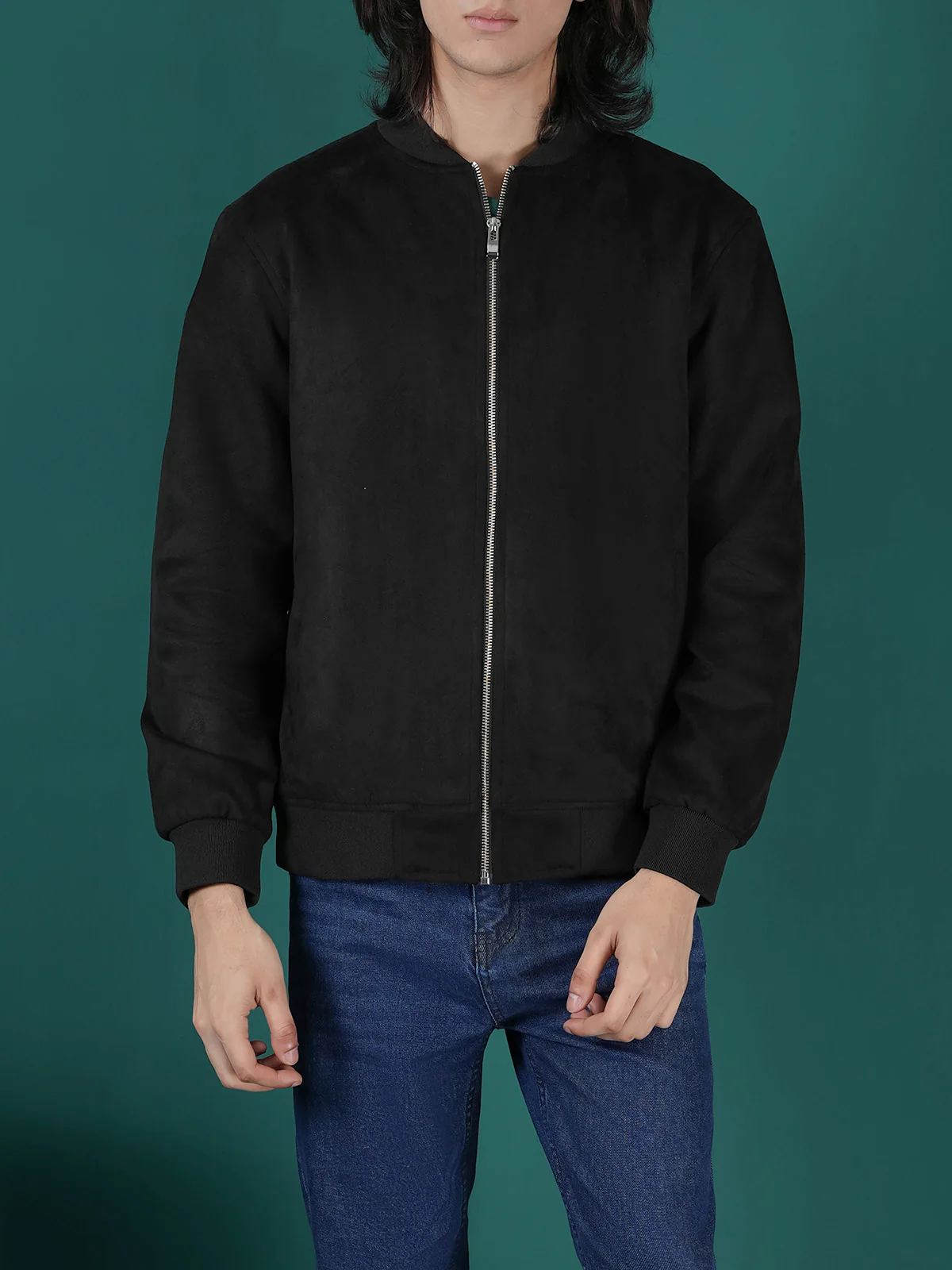 "CASTON" Perfect Regular Fit Suede Jacket