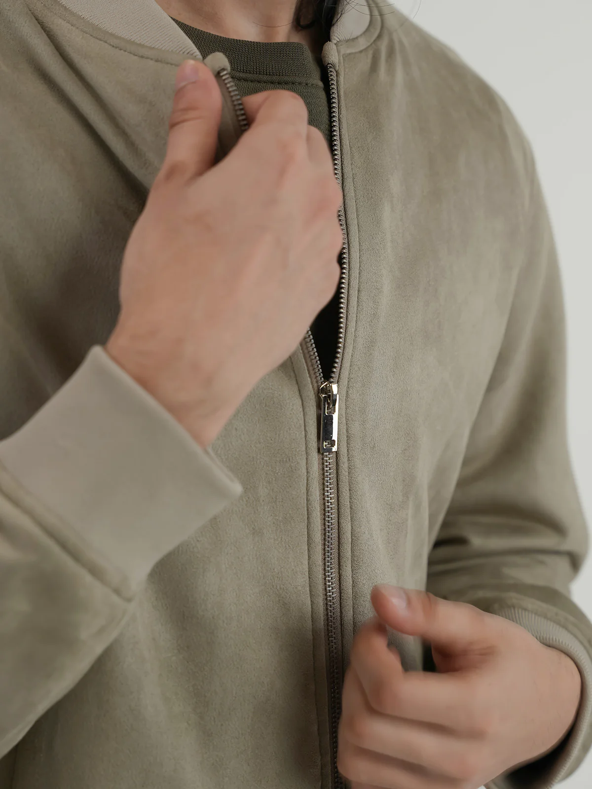 "CASTON" Perfect Regular Fit Suede Jacket - Image 2
