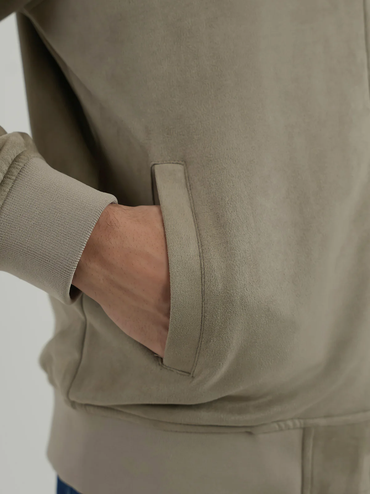 "CASTON" Perfect Regular Fit Suede Jacket - Image 3