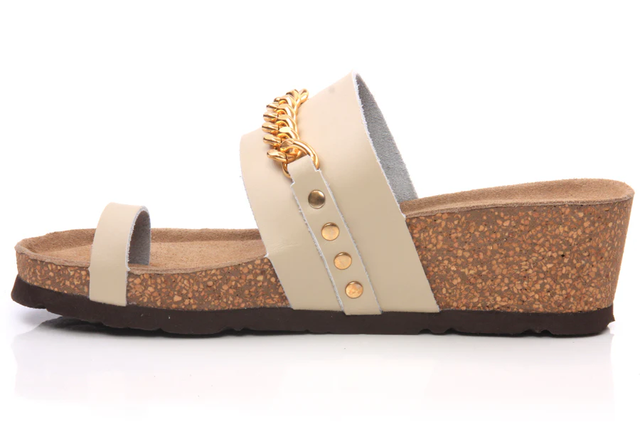 Chained Latex Footbed Slipper - Image 3