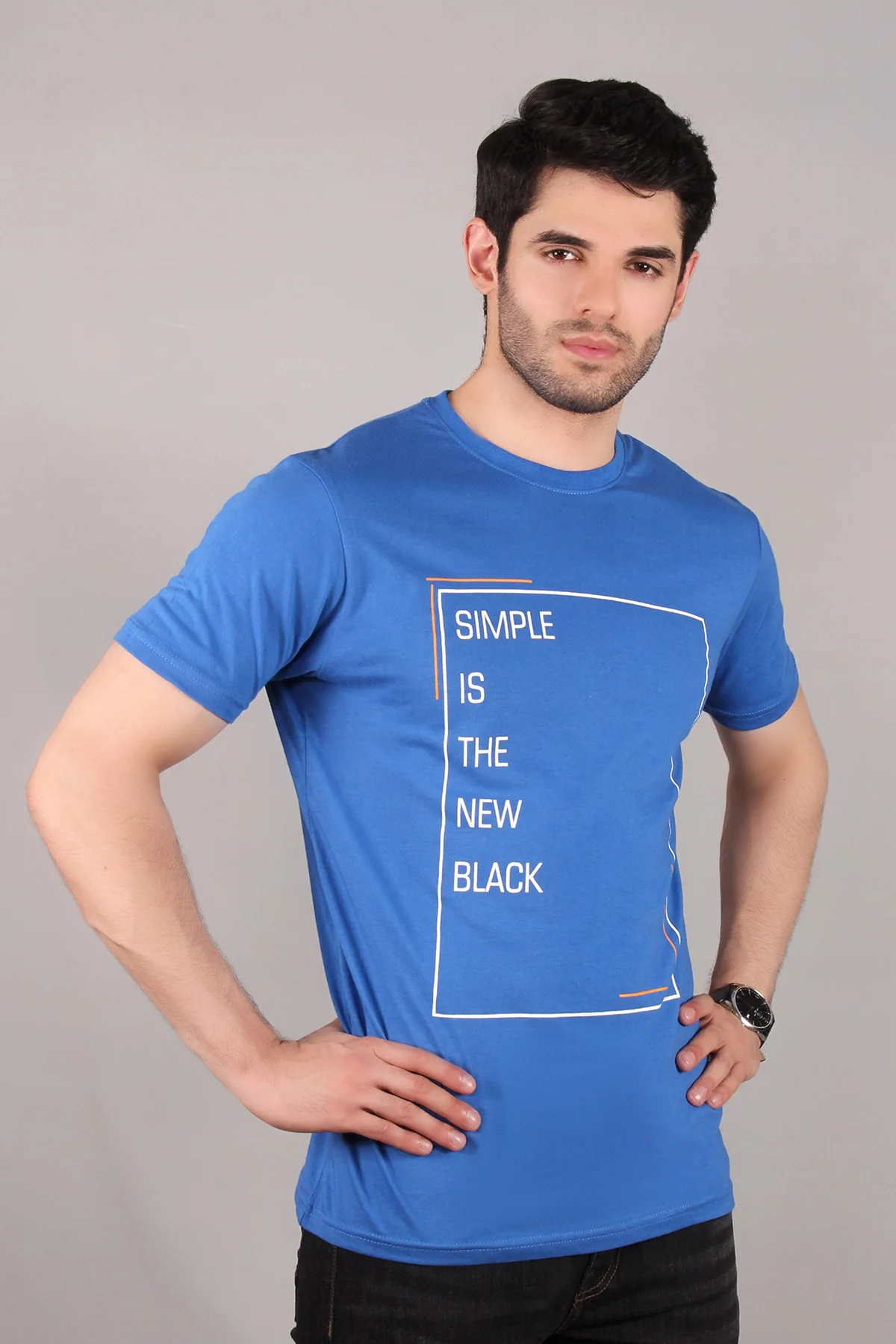 "CHIEF" Classic Crew Neck T-Shirt - Image 3