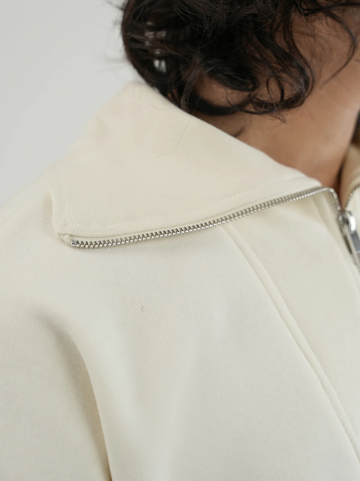 "CINDER" Drop Shoulder Fleece Sweatshirt - Image 6