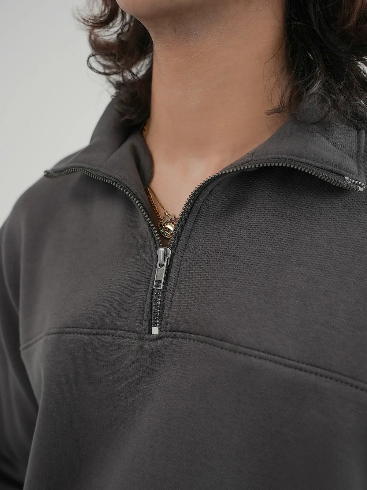 "CITRINE" Regular Fit Fleece Sweatshirt - Image 4