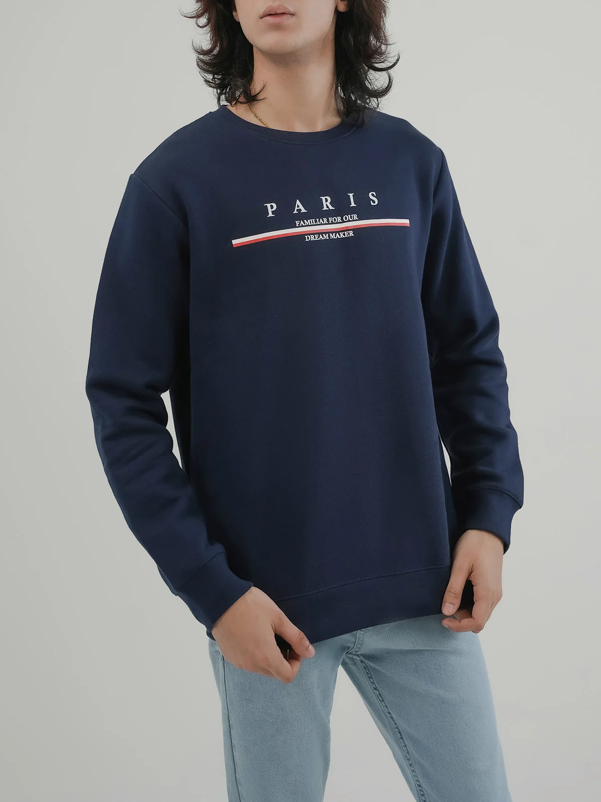 "CRUISE" Regular Fit Fleece Sweatshirt - Image 4