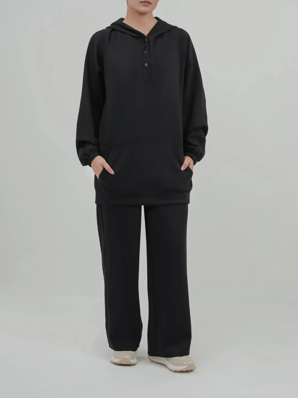 "DAGNY" Casual Regular Fit Fleece Co-Ord Set