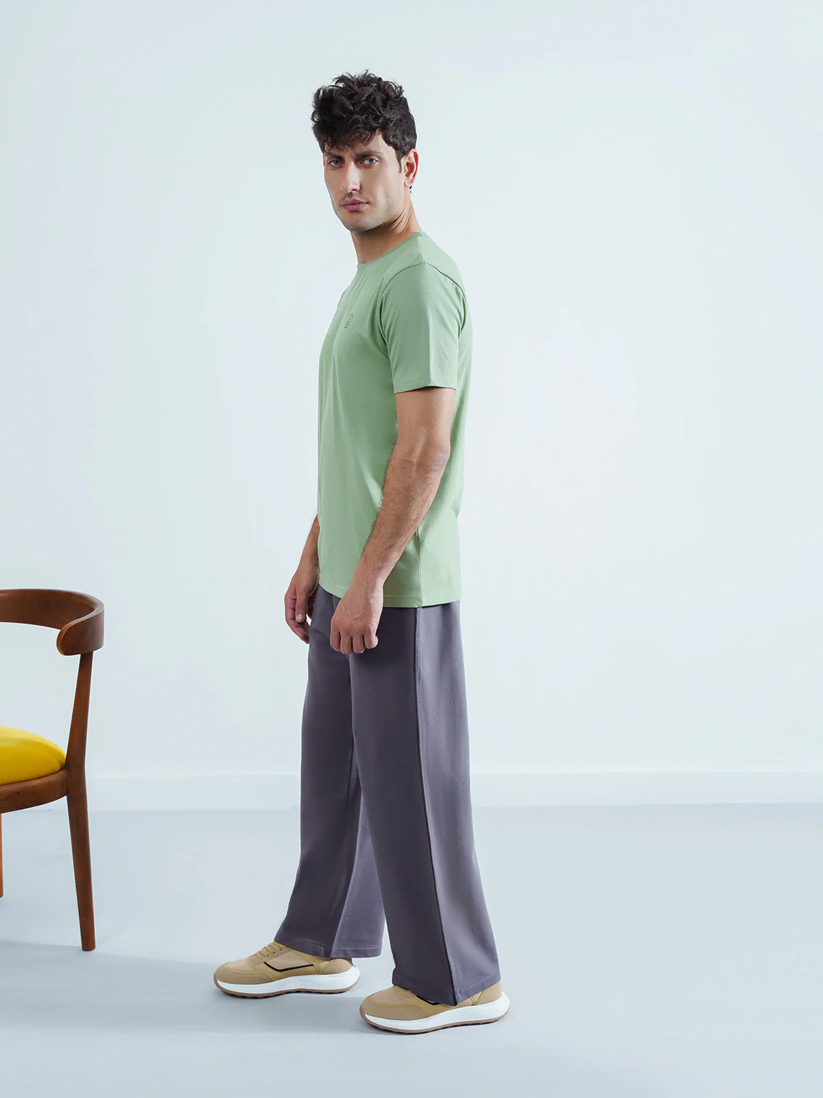 "DEZBA" Stylish Regular Basic Trouser - Image 3