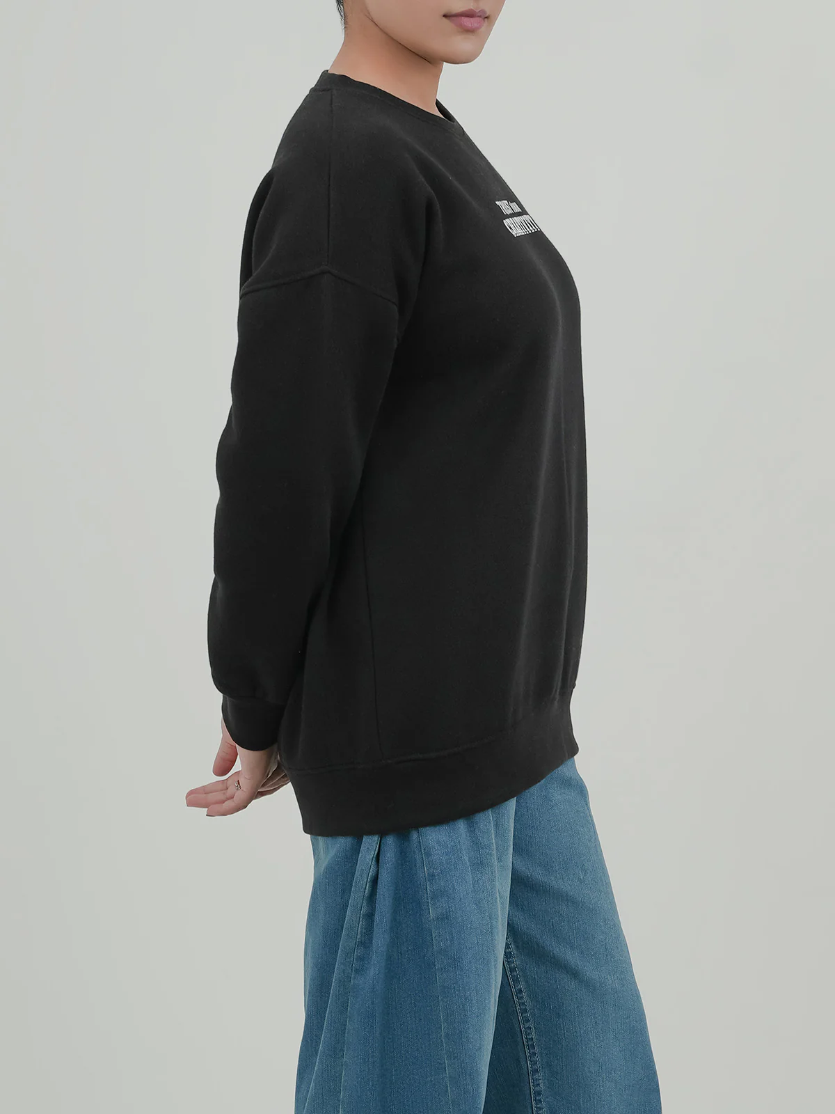 "DIANDRA" Cozy Graphic Fleece Sweatshirt - Image 3