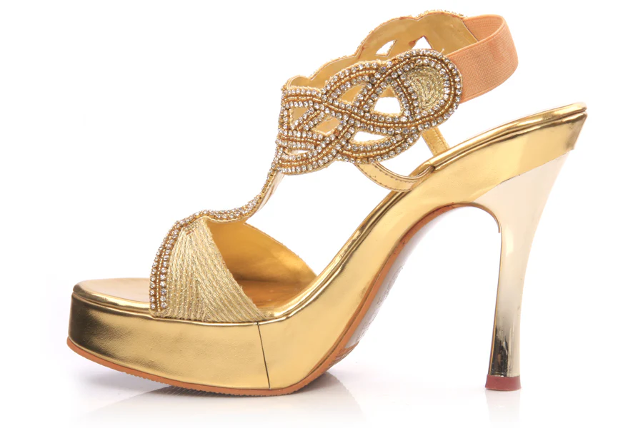 Embellished Cross-over Strap Platform Sandal - Image 3
