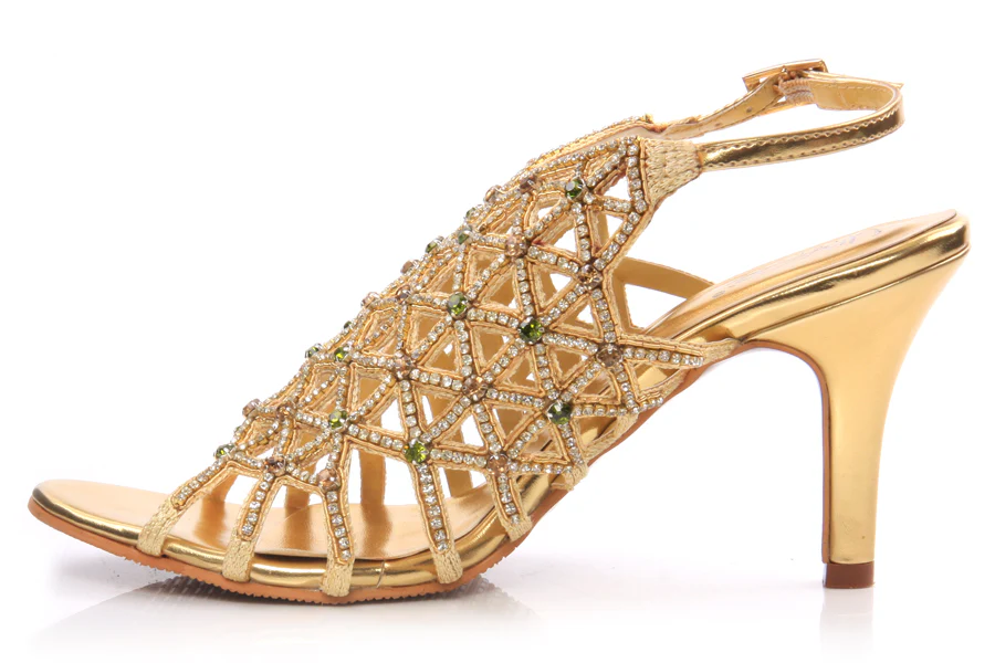 Embellished Stiletto Heel Bridal Sandal - Image 3