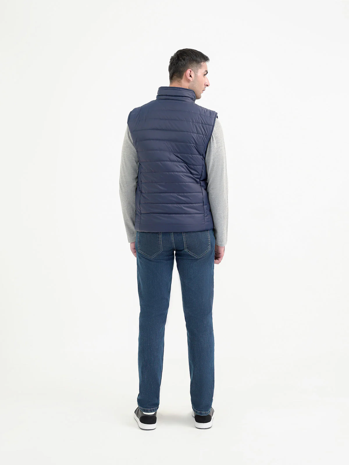 "EOS" Casual Sleeveless Puffer Jacket - Image 5