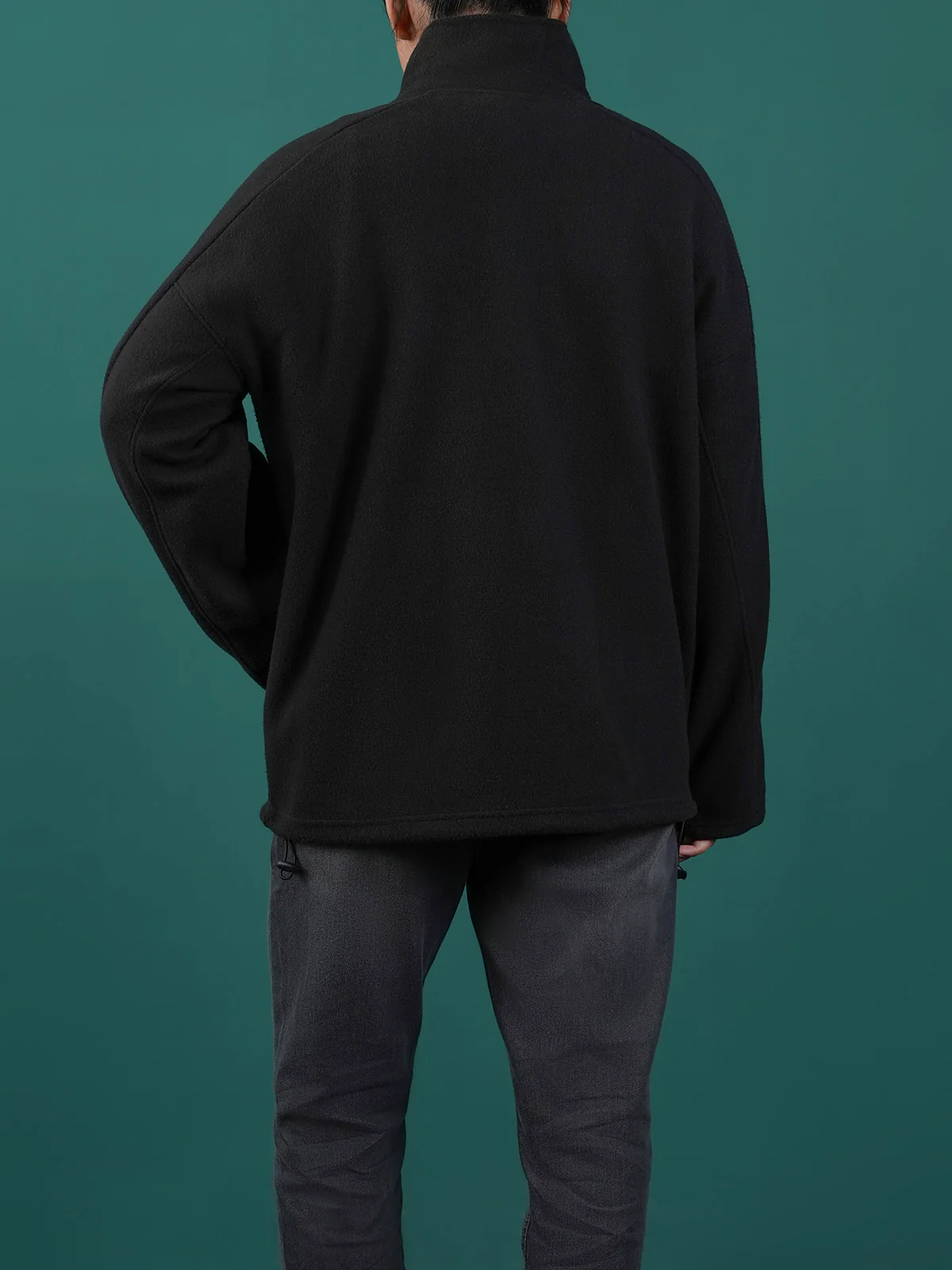 "EOWYN" Half Zipper Fleece Sweatshirt - Image 5