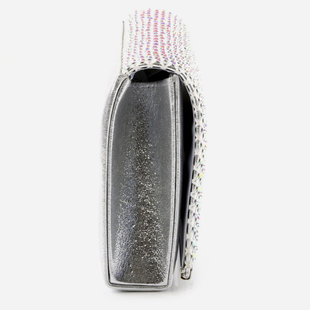 Evening Clutch Bag Wedding Handbag Prom Purse Sparkly Party Bags Diamante Birthday Gifts for Her - Image 4