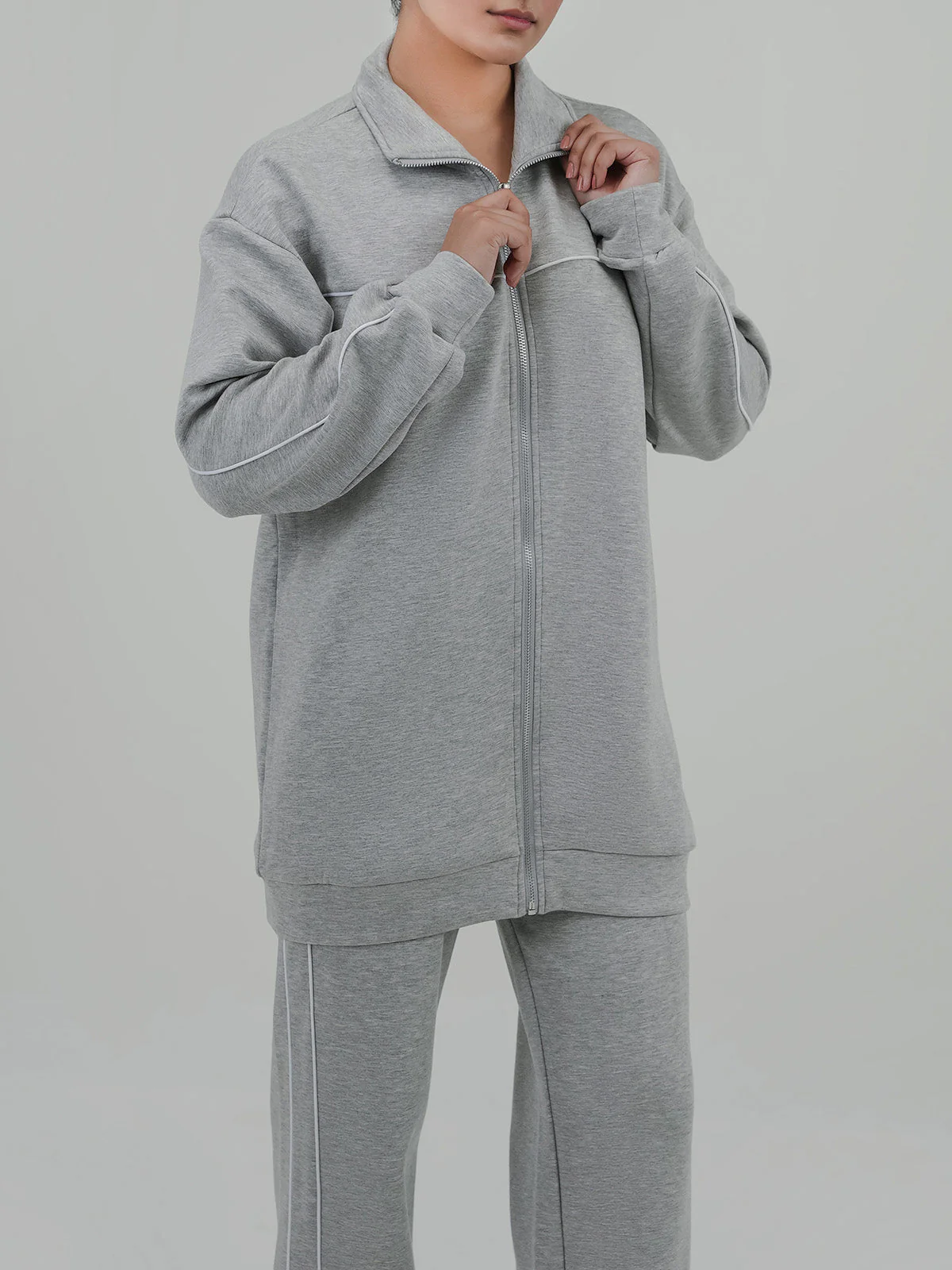 "FAIROZE" Stylish Regular Fit Co-Ord Set - Image 3