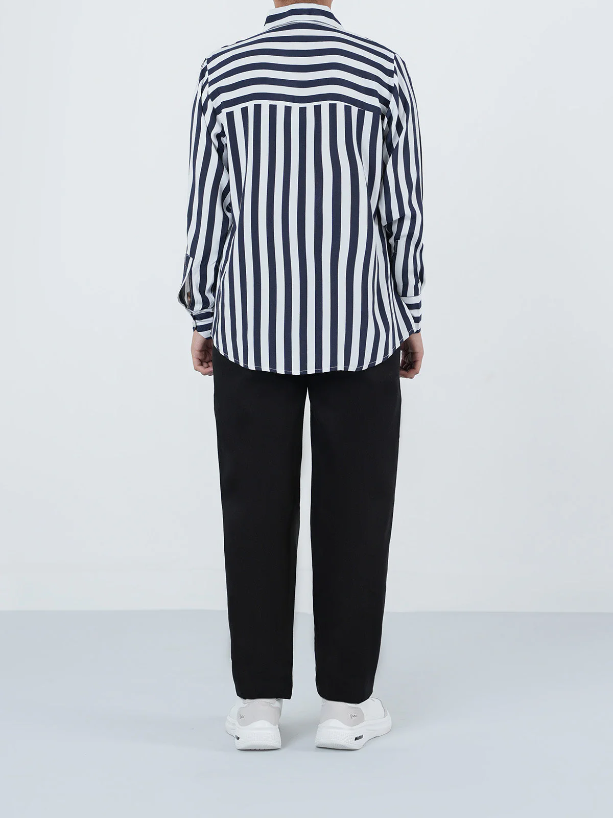 "FAUVE" Lining Regular Cotton Fit Top - Image 4