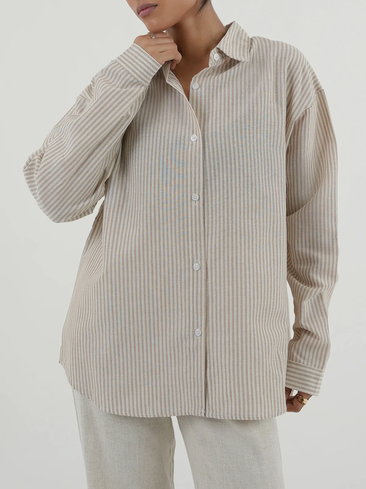 "GIACOB" Stylish Regular File Top - Image 4