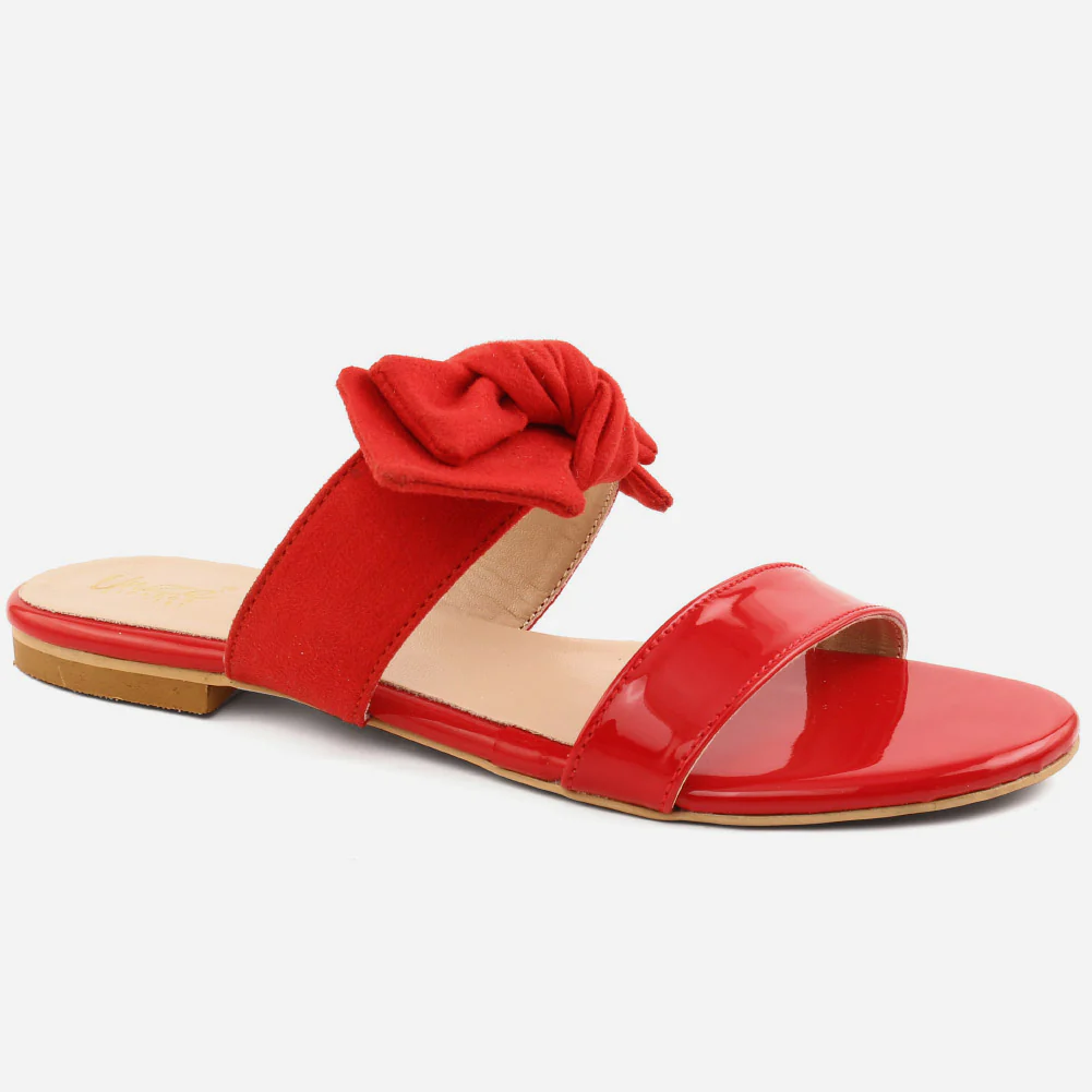 Girl’s "AZULA" Bow-Tie Flat Slippers