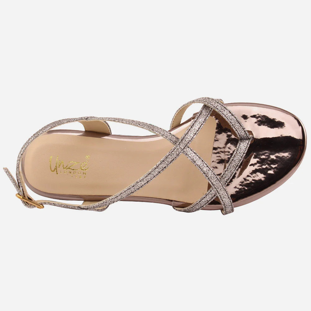 Girl’s "NELL" Cross Strap Comfy Sandals - Image 4
