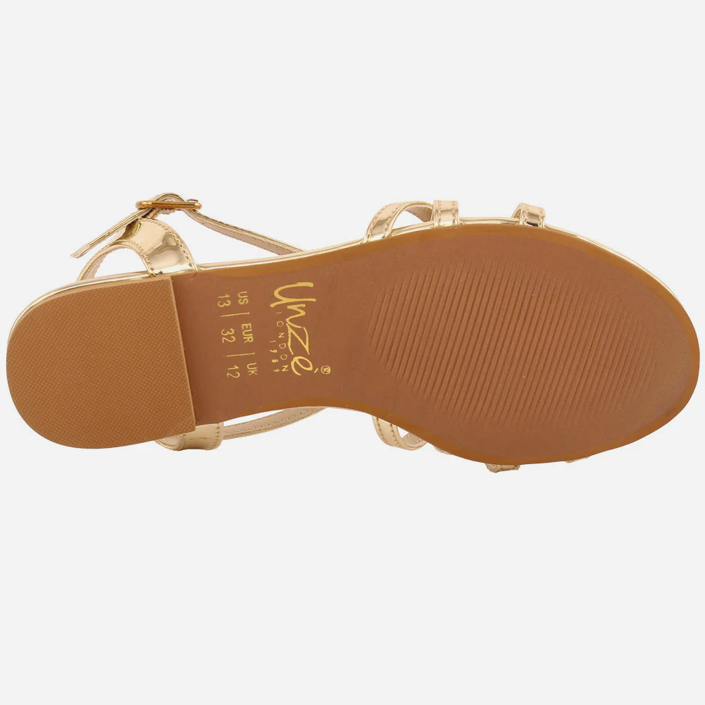 Girl’s "RUDY" Cross Strap Comfort Sandals - Image 5