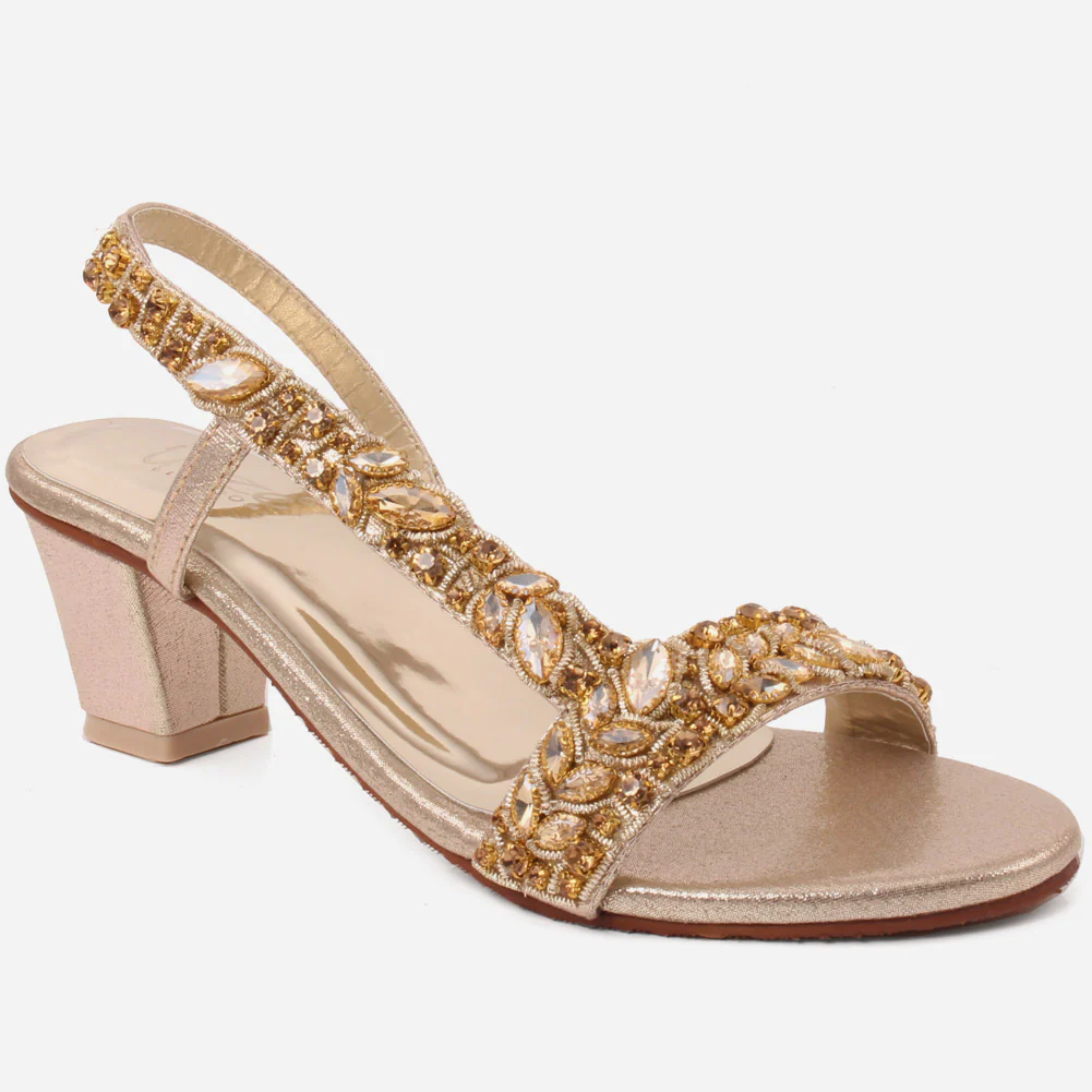 Girls "AGATA" Stunning Block Heel Sandals