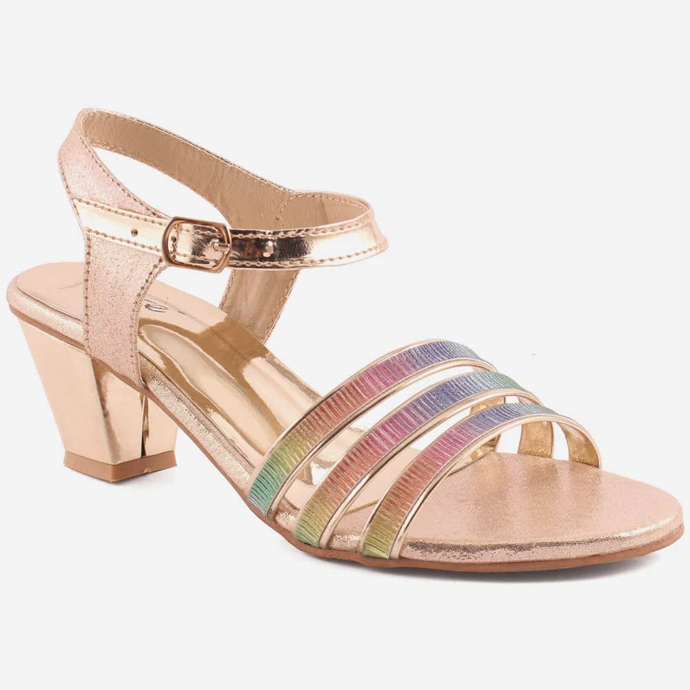 Girls "Bel" Adorned with Glitter Party Sandals