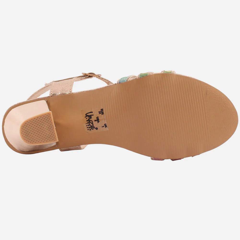 Girls "Bel" Adorned with Glitter Party Sandals - Image 5