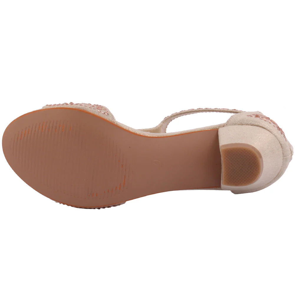 Girls ‘Belluci’ Embellished Bridesmaid Bridal Sandal - Image 5