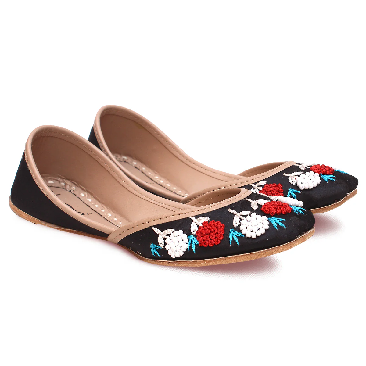 Girls "BRONTR" Fancy Leather Khussa - Image 2