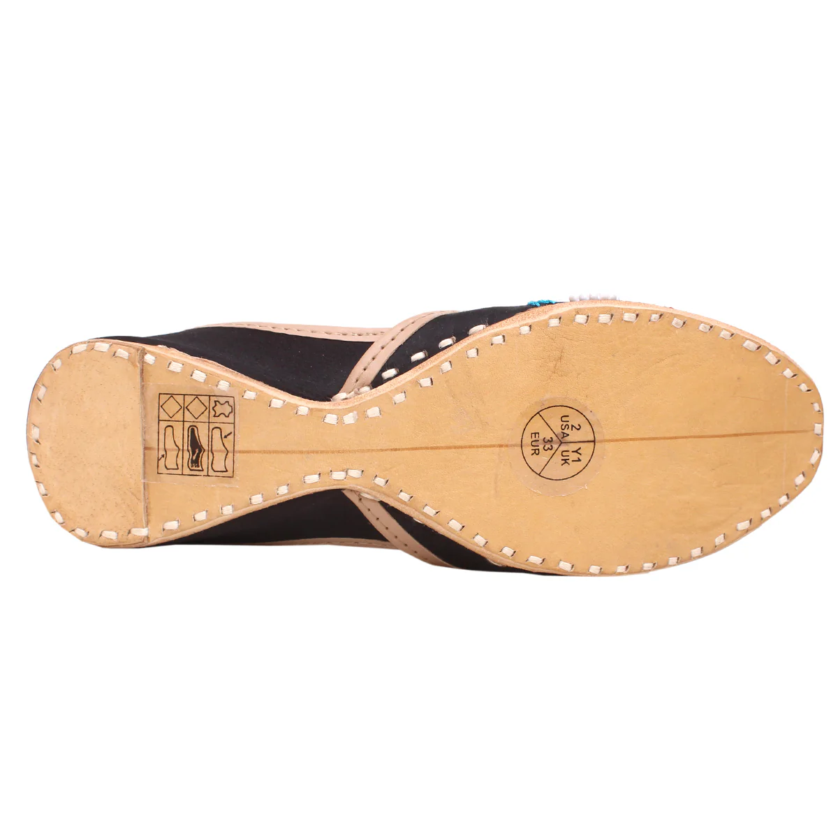 Girls "BRONTR" Fancy Leather Khussa - Image 5