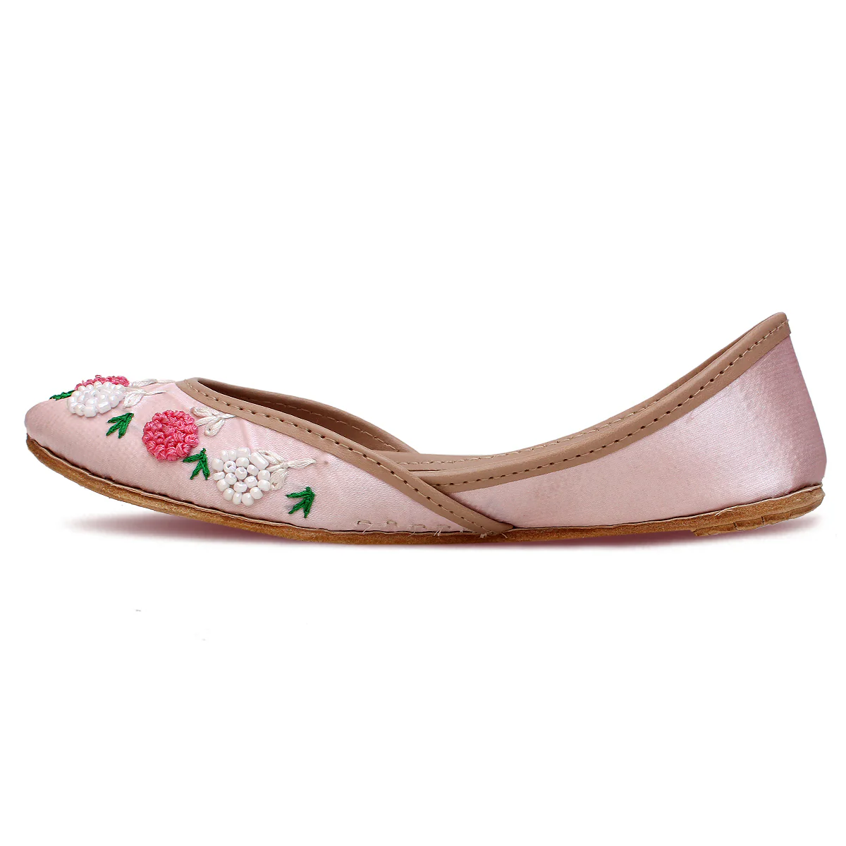 Girls "BRONTR" Fancy Leather Khussa - Image 3